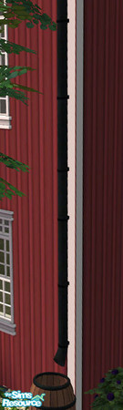 Sims 2 — Drain Pipe Second Floor by solfal — You find the drain pipes under decorative misc. Uppdated July -07 to get rid