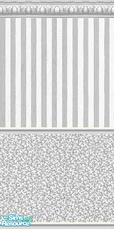 Sims 2 — K8SSeaShellGreyWLL14 by Kate139 — A set of 15 Walls and 4 Floors. Painted and Papered Walls with Sea Coral