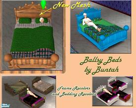 Sims 2 — Ballsy Beds by buntah — This set includes the new mesh file for my ballsy bed, which you must have to see the