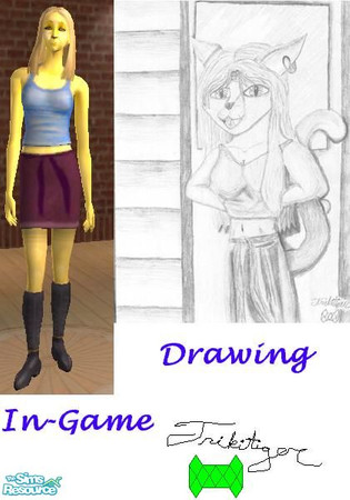 Sims 2 — Kyoko Silvers by trikitiger — Who's this girl? Kyoko is my secondary main character for a book I'm writing. This