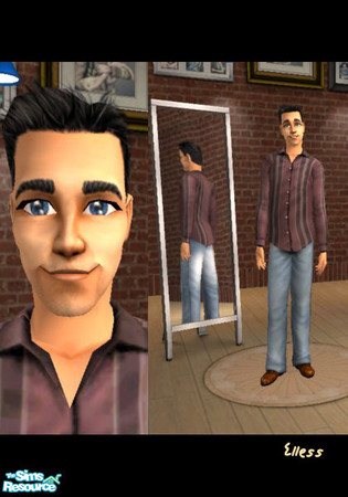 Sims 2 — Elless (Male) by elless — This is my male sim, used in almost all of my male submissions. Requested by a few