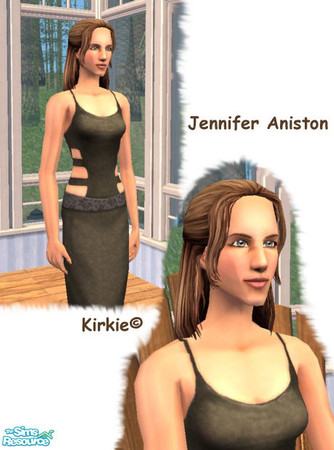 Sims 2 — Jennifer Aniston by Kirkie — Jennifer Aniston from her earlier "Friends" days.