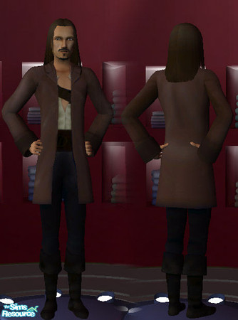 Sims 2 — Captain Jack Sparrow by peanutpeach — Aye, its Captain Jack Sparrow!