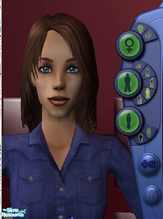 Sims 2 — Vicki by oldmember_lccism_70 — This is my friend Vicki. I used only the filed given in the body shop program. I