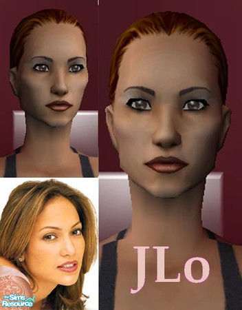Sims 2 — jennifer lopez by Trash — actress and singer jennifer lopez, done by request :)