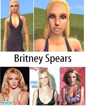 Sims 2 — Britney Spears by rsmull3r — I hope I was close! I had a really hard time of it, especially since i don't have