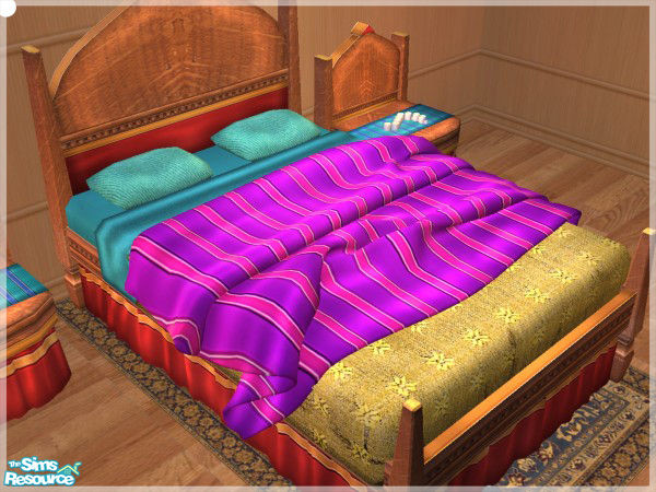 Sims 2 — Burj Decoration Sheet - rec4 by senemm — A classy and vibrant bedroom set inspired by Dubai\'s Burj Al Arab. The
