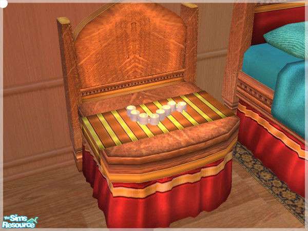 Sims 2 — Burj Decoration Sheet 2 - rec2 by senemm — A classy and vibrant bedroom set inspired by Dubai\'s Burj Al Arab.