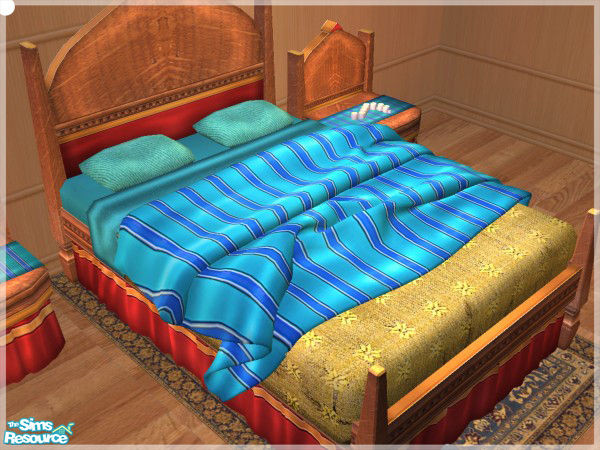 Sims 2 — Burj Decoration Sheet - rec3 by senemm — A classy and vibrant bedroom set inspired by Dubai\'s Burj Al Arab. The