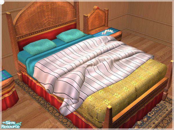 Sims 2 — Burj Decoration Sheet - rec5 by senemm — A classy and vibrant bedroom set inspired by Dubai\'s Burj Al Arab. The