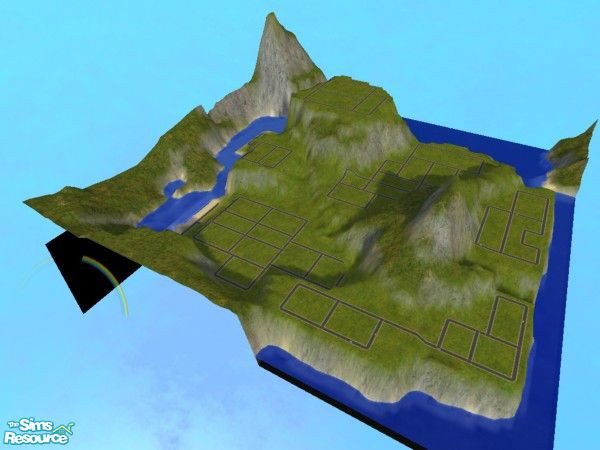 Sims 2 — Cosmic Heights by anjelusx — The Bureau of Cartography at the request of the Bureau of Simtient Immigration has