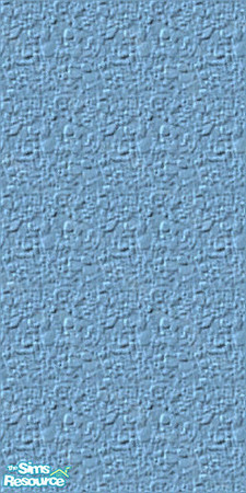 Sims 2 — Stucco-you in Light Blue by TSR Archive — Stucco wall in "Light Blue" This wall would looks good in a