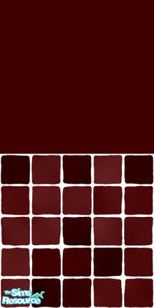Sims 2 — MDP Brown Half Solid-Tile by MelandStv — There are 10 colours and 2 textures for a total of 20 walls in this