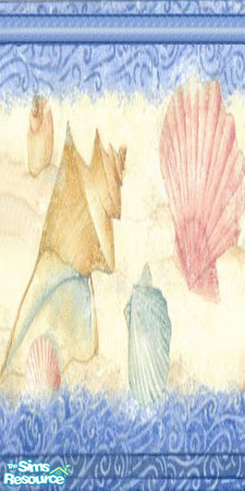 Sims 2 — Blue by Astarta — Old fashion bathroom wall