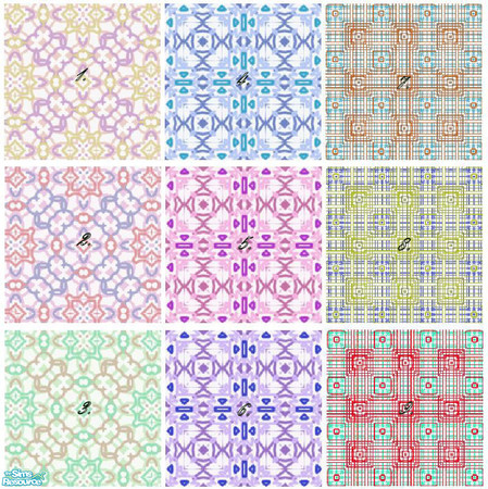 Sims 2 — Funky Carpets by LuvBuzz82 — Add a Shock of Color and Funkiness to your sims homes, with my Funky Carpet