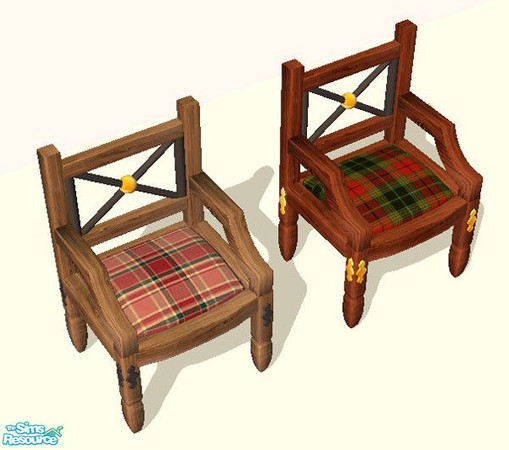 Sims 2 — dh-lightwood-chair by Dincer — this is the sims2 version of my famous lightwood set... for the sake of