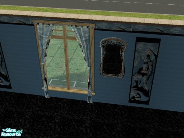 Sims 2 — Batman curtains by ead425 — Thanks to DC comics:13 items: 2 walls 1 floor: curtains 