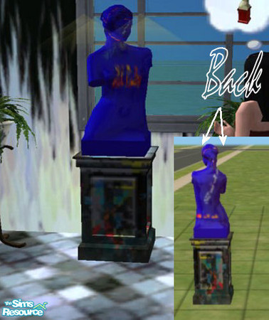 Sims 2 — Graffiti by bunny8675309 — Whats an outdoor statue without some graffiti?