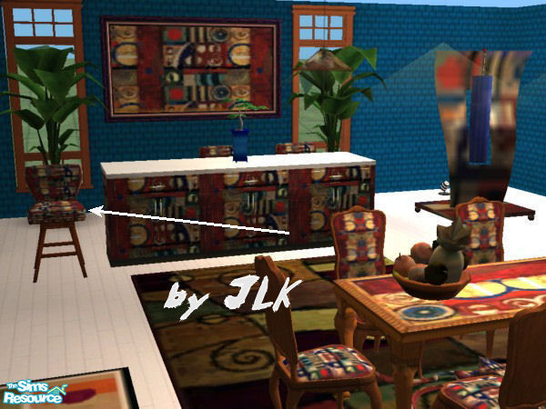 Sims 2 — Newvo Stool by bunny8675309 — By JLK