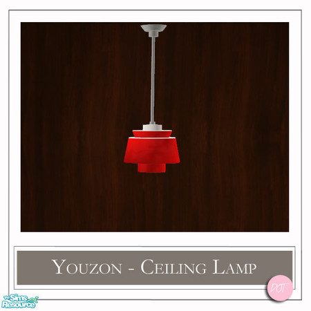 Sims 2 — Youzon Ceiling Lamps MESH by DOT — Youzon Ceiling Lamps MESH. 2 MESH Plus Recolors. Sims 2 by DOT of The Sims