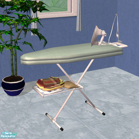 Sims 2 — MESH Light Green Ironing Board as a Dres by cemre — You can use it as a dresser or for your decoratian