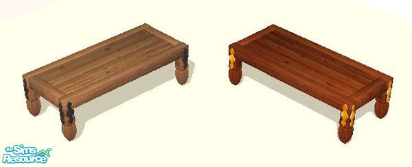 Sims 2 — dh-lightwood-coffeetable2x1 by Dincer — made as a match to my famous lightwood set, this item is the sims2
