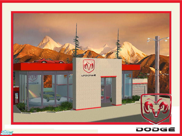 Sims 2 — DODGE by srgmls23 — A business lot perfect for the dodge\'s cars!!Hope u like it nascarfan65202 ;) 