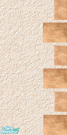 Sims 2 — Pale Orange Stucco Corner 2 by TheaDidia — Corner pieces for your pale orange stucco wall, complete with