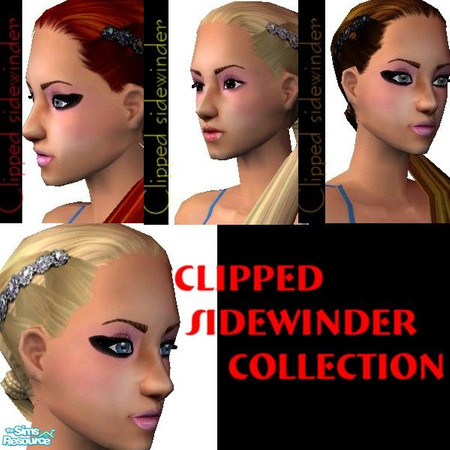 Sims 2 — Clipped Sidewinder Collection by c0nan21 — REQUIRES BIG BAD SHAR'S SIDEWINDER MESH!