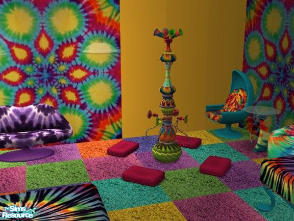 Sims 2 — Funky TyeDye Rainbow Bubble Blower by candrew22004 — A Funky TyeDye Rainbow Bubble Blower for your hippy sims to