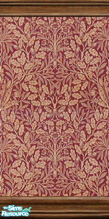 Sims 2 — Art nouveau wallpaper 6 by Helena — -