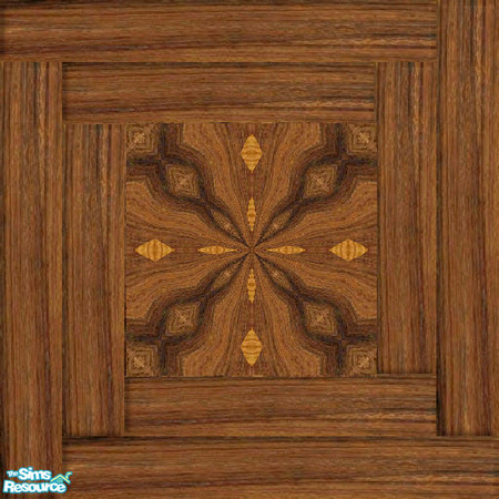 Sims 2 — Art nouveau parquet floor 2 by Helena — -