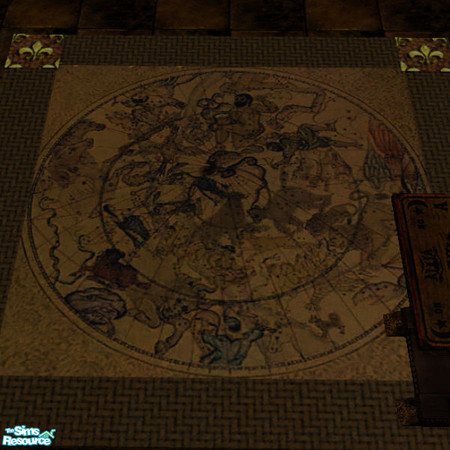 Sims 2 — Wizard's Lair Rug by arenaria — Part of my "Wizard's Lair" Collection. Requires the 3x3 rug mesh by