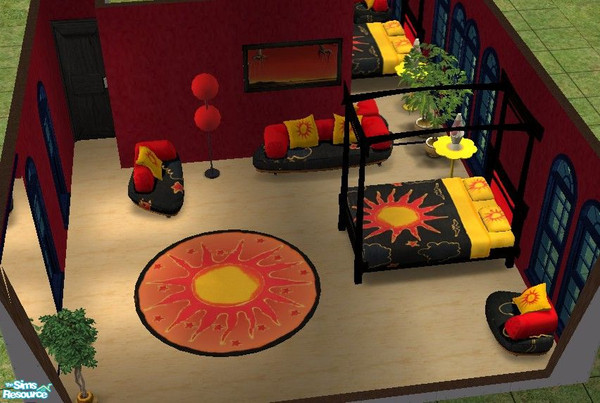 Sims 2 — sunny by wondernounou — Here is my first work in objects recolor. It's a little showy, but sims'world needs some
