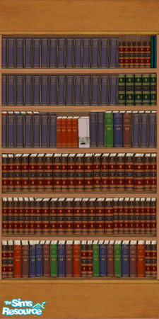 Sims 2 — Paper BookWall4 by DOT — Paper BookWall4