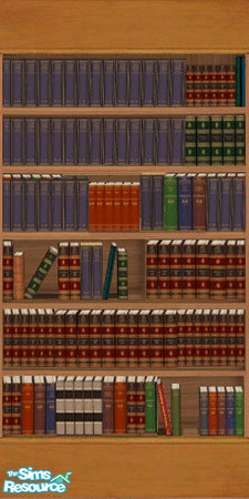 Sims 2 — Paper BookWall1 by DOT — Paper BookWall1