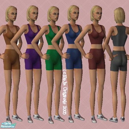 Sims 2 — Workout for young adult and adult female by DeJaVuDu — Now your college girls can have a variety of workout