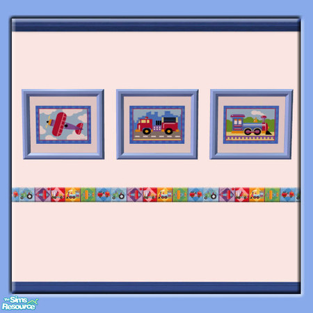 Sims 2 — Plane Picture Trains Planes and Trucks N by cemre — Trains Planes and Trucks theme used in this set. 