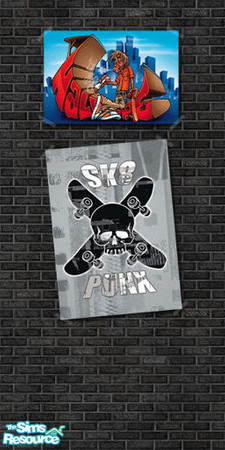 Sims 2 — Poster 2 by tessnz — Skull