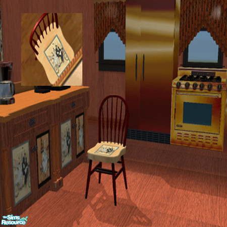 Sims 2 — Chef's Kitchen Chair Seat by lindakelly — I hope you enjoy this, as much as I do.