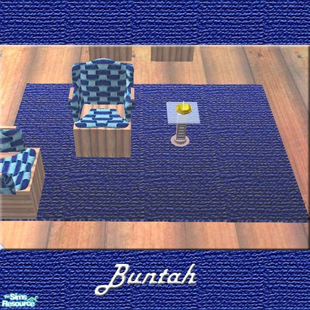 Sims 2 — Comfy Kitchen Rug by buntah — This requires either Echo's or Windkeepers' base mesh for the 3x4 rug.