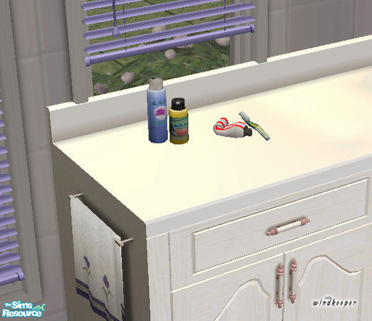 Sims 2 — Bathroom Clutter 2 by Windkeeper — Just a bit of this and that for your sim bathroom.