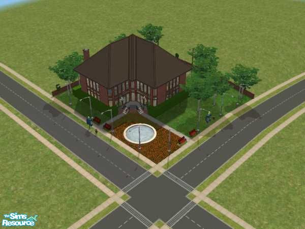 Sims 2 — Welcome & Shop by Galloandre — Introducing my only community lot! :D It's a modest one, really, with a gym,