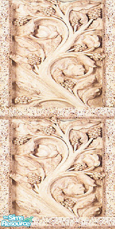 Sims 2 — stone panel by The_Unicorn — out or insite the house...