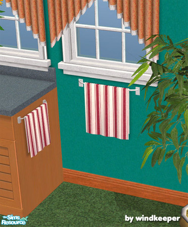 Sims 2 — Small towel design 11 by Windkeeper — *Updated Dec 8/06* Towel recolor of Small towel mesh. Requires that file