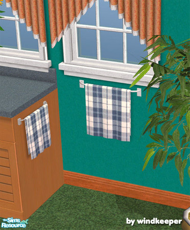 Sims 2 — Small towel design 14 by Windkeeper — *Updated Dec 8/06* Towel recolor of Small towel mesh. Requires that file