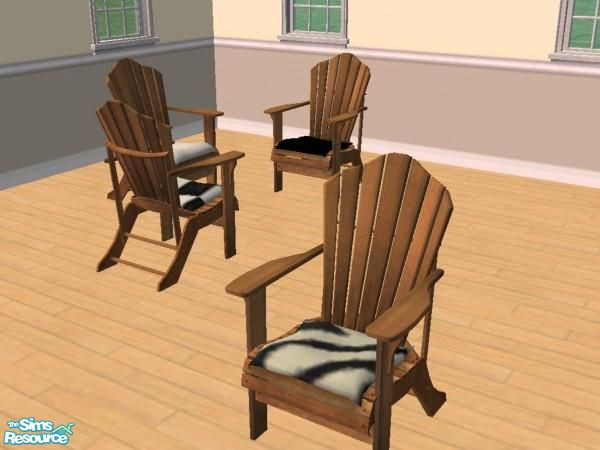 Sims 2 — Outside Chairs by oldmember_Kylecoolstuff2 — Now your Sims can have some stylish outside chairs. This set is all