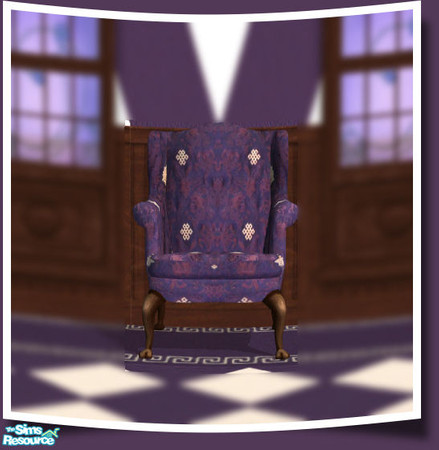 Sims 2 — Dark Purple livingchair by sww — made by sww