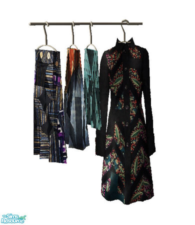 Sims 2 — Dressing room - deco cloth by steffor — 