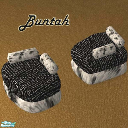 Sims 2 — Modern Living Chair in Black by buntah — This is the base file for the Modern Living chair. It includes the